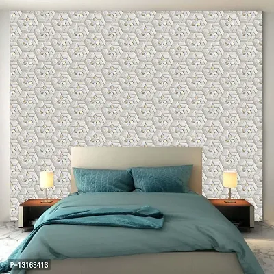 Self Adhesive Wallpapers (Mitsu) Wall Stickers Extra Large (300x40cm) for Bedroom | Livingroom | Kitchen | Hall Etc-thumb3