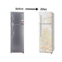 Self Adhesive Fridge Sticker Single/Double Door Full Size (160x60) Cm Fridge Stickers | Refrigerator Wall Stickers for Kitchen Decoration | Sticker for Fridge Door (SkyWorld)-thumb4