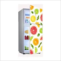 Self Adhesive Fridge Sticker Single/Double Door Full Size (160x60) Cm Fridge Stickers | Refrigerator Wall Stickers for Kitchen Decoration | Sticker for Fridge Door (LemonPieces)-thumb3