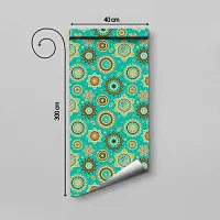 Self Adhesive Wallpapers (CreativeGreen) Wall Stickers Extra Large (300x40cm) for Bedroom | Livingroom | Kitchen | Hall Etc-thumb1