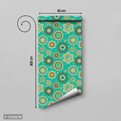 Self Adhesive Wallpapers (CreativeGreen) Wall Stickers Extra Large (300x40cm) for Bedroom | Livingroom | Kitchen | Hall Etc-thumb2