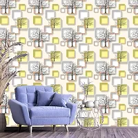 Self Adhesive Wallpapers (ChokorYellow) Wall Stickers Extra Large (300x40cm) for Bedroom | Livingroom | Kitchen | Hall Etc-thumb2