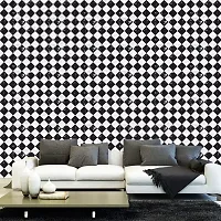 DeCorner - Self Adhesive Wallpaper for Walls (ChessMarble) Extra Large Size (300x40) Cm Wall Stickers for Bedroom | Wall Stickers for Living Room | Wall Stickers for Kitchen | Pack of-1-thumb3