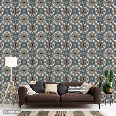 WALLWEAR - Self Adhesive Wallpaper For Walls And Wall Sticker For Home D&eacute;cor (GreyDesign) Extra Large Size (300x40cm) 3D Wall Papers For Bedroom, Livingroom, Kitchen, Hall, Office Etc Decorations-thumb4