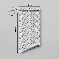 Self Adhesive Wallpapers (RingFlower) Wall Stickers Extra Large (300x40cm) for Bedroom | Livingroom | Kitchen | Hall Etc-thumb1