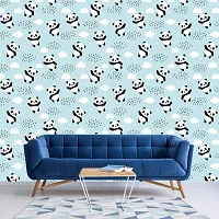 DeCorner - Self Adhesive Wallpaper for Walls (CloudPanda) Extra Large Size (300x40) Cm Wall Stickers for Bedroom | Wall Stickers for Living Room | Wall Stickers for Kitchen | Pack of-1-thumb1