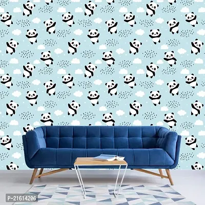 DeCorner - Self Adhesive Wallpaper for Walls (CloudPanda) Extra Large Size (300x40) Cm Wall Stickers for Bedroom | Wall Stickers for Living Room | Wall Stickers for Kitchen | Pack of-1-thumb2