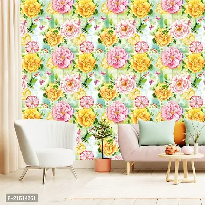 DeCorner - Self Adhesive Wallpaper for Walls (Blossom Flower) Extra Large Size (300x40) Cm Wall Stickers for Bedroom | Wall Stickers for Living Room | Wall Stickers for Kitchen | Pack of-1-thumb3