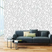 Self Adhesive Wallpapers (WhiteKaliya) Wall Stickers Extra Large (300x40cm) for Bedroom | Livingroom | Kitchen | Hall Etc-thumb2