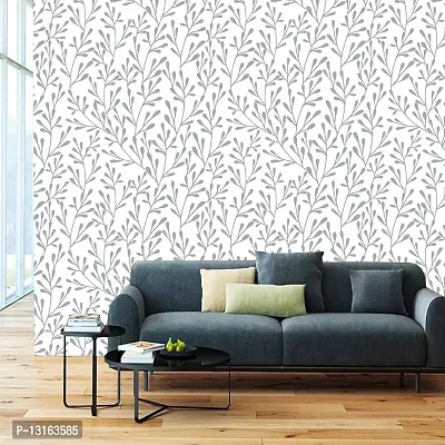 Self Adhesive Wallpapers (WhiteKaliya) Wall Stickers Extra Large (300x40cm) for Bedroom | Livingroom | Kitchen | Hall Etc-thumb3