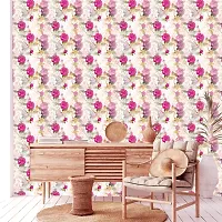 DeCorner - Self Adhesive Wallpaper for Walls (FoggFlower) Extra Large Size (300x40) Cm Wall Stickers for Bedroom | Wall Stickers for Living Room | Wall Stickers for Kitchen | Pack of-1-thumb2