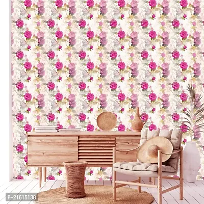 DeCorner - Self Adhesive Wallpaper for Walls (FoggFlower) Extra Large Size (300x40) Cm Wall Stickers for Bedroom | Wall Stickers for Living Room | Wall Stickers for Kitchen | Pack of-1-thumb3
