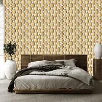 DeCorner - Self Adhesive Wallpaper for Walls (WhiteDrop) Extra Large Size (300x40) Cm Wall Stickers for Bedroom | Wall Stickers for Living Room | Wall Stickers for Kitchen | Pack of-1-thumb2