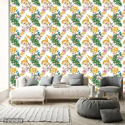 DeCorner - Self Adhesive Wallpaper for Walls (LotusMor) Extra Large Size (300x40) Cm Wall Stickers for Bedroom | Wall Stickers for Living Room | Wall Stickers for Kitchen | Pack of-1-thumb5