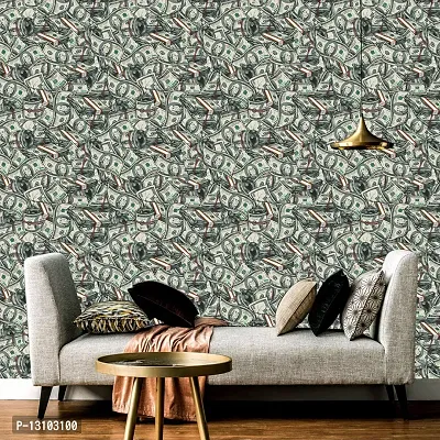 WALLWEAR - Self Adhesive Wallpaper For Walls And Wall Sticker For Home D&eacute;cor (Dollar) Extra Large Size (300x40cm) 3D Wall Papers For Bedroom, Livingroom, Kitchen, Hall, Office Etc Decorations-thumb3