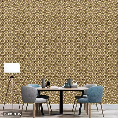 Self Adhesive Wallpapers (GoldenJali) Wall Stickers Extra Large (300x40cm) for Bedroom | Livingroom | Kitchen | Hall Etc-thumb4