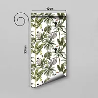 DeCorner - Self Adhesive Wallpaper for Walls (JungleMonkey) Extra Large Size (300x40) Cm Wall Stickers for Bedroom | Wall Stickers for Living Room | Wall Stickers for Kitchen | Pack of-1-thumb1