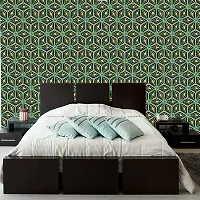 DeCorner - Self Adhesive Wallpaper for Walls (MatelGreenFlower) Extra Large Size (300x40) Cm Wall Stickers for Bedroom | Wall Stickers for Living Room | Wall Stickers for Kitchen | Pack of-1-thumb2