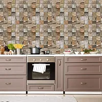 DeCorner - Self Adhesive Wallpaper for Walls (Stonewall) Extra Large Size (300x40) Cm Wall Stickers for Bedroom | Wall Stickers for Living Room | Wall Stickers for Kitchen | Pack of-1-thumb1