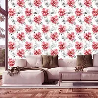 DeCorner - Self Adhesive Wallpaper for Walls (PaintingRose) Extra Large Size (300x40) Cm Wall Stickers for Bedroom | Wall Stickers for Living Room | Wall Stickers for Kitchen | Pack of-1-thumb1