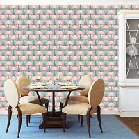 WALLWEAR - Self Adhesive Wallpaper For Walls And Wall Sticker For Home D&eacute;cor (ChineseFan) Extra Large Size (300x40cm) 3D Wall Papers For Bedroom, Livingroom, Kitchen, Hall, Office Etc Decorations-thumb2