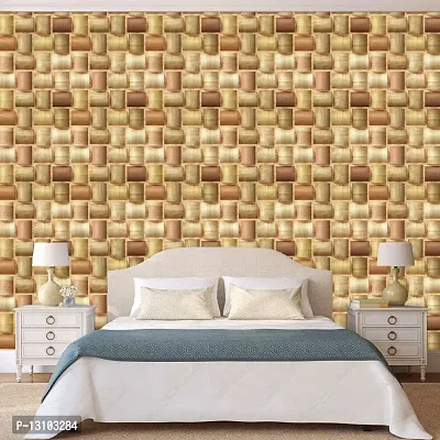 WALLWEAR - Self Adhesive Wallpaper For Walls And Wall Sticker For Home D&eacute;cor (PlyPiece) Extra Large Size (300x40cm) 3D Wall Papers For Bedroom, Livingroom, Kitchen, Hall, Office Etc Decorations-thumb4