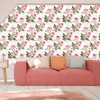 Self Adhesive Wallpapers (PinkMarigold) Wall Stickers Extra Large (300x40cm) for Bedroom | Livingroom | Kitchen | Hall Etc-thumb3