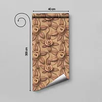 Self Adhesive Wallpapers (MuddyFlower) Wall Stickers Extra Large (300x40cm) for Bedroom | Livingroom | Kitchen | Hall Etc-thumb1