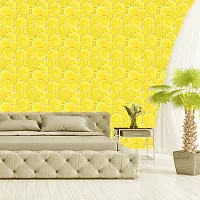 Self Adhesive Wallpapers (Lemon slice) Wall Stickers Extra Large (300x40cm) for Bedroom | Livingroom | Kitchen | Hall Etc-thumb2