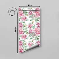 DeCorner - Self Adhesive Wallpaper for Walls (Big Rose) Extra Large Size (300x40) Cm Wall Stickers for Bedroom | Wall Stickers for Living Room | Wall Stickers for Kitchen | Pack of-1-thumb4