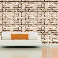 WALLWEAR - Self Adhesive Wallpaper For Walls And Wall Sticker For Home D&eacute;cor (BigStoneGrass) Extra Large Size (300x40cm) 3D Wall Papers For Bedroom, Livingroom, Kitchen, Hall, Office Etc Decorations-thumb2