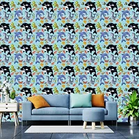 DeCorner - Self Adhesive Wallpaper for Walls (AquaAnimals) Extra Large Size (300x40) Cm Wall Stickers for Bedroom | Wall Stickers for Living Room | Wall Stickers for Kitchen | Pack of-1-thumb2