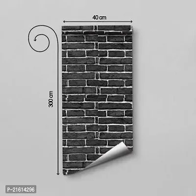 DeCorner - Self Adhesive Wallpaper for Walls (BlackEent) Extra Large Size (300x40) Cm Wall Stickers for Wall Bedroom | Wall Stickers for Living Room | Wall Stickers for Kitchen | Pack of-1-thumb2