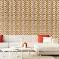 Self Adhesive Wallpapers (WallTile) Wall Stickers Extra Large (300x40cm) for Bedroom | Livingroom | Kitchen | Hall Etc-thumb3