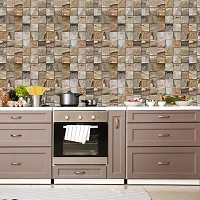 WALLWEAR - Self Adhesive Wallpaper For Walls And Wall Sticker For Home D&eacute;cor (StoneWall) Extra Large Size (300x40cm) 3D Wall Papers For Bedroom, Livingroom, Kitchen, Hall, Office Etc Decorations-thumb3