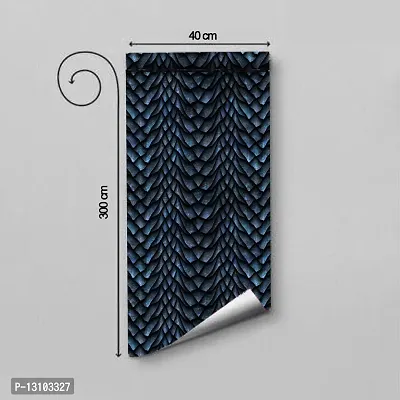 WALLWEAR - Self Adhesive Wallpaper For Walls And Wall Sticker For Home D&eacute;cor (SnakeLeather) Extra Large Size (300x40cm) 3D Wall Papers For Bedroom, Livingroom, Kitchen, Hall, Office Etc Decorations-thumb2