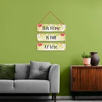 DeCorner Decorative Wooden Printed all Hanger | Wall Decor for Living Room | Wall Hangings for Home Decoration | Bedroom Wall Decor | Wooden Wall Hangings Home.(This Home is full of love)-thumb3