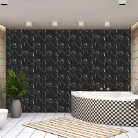 WALLWEAR - Self Adhesive Wallpaper For Walls And Wall Sticker For Home Deacute;cor (BlackCrack) Extra Large Size (300x40cm) 3D Wall Papers For Bedroom, Livingroom, Kitchen, Hall, Office Etc Decorations-thumb2