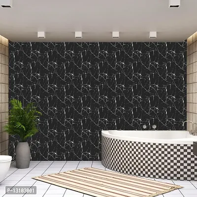 WALLWEAR - Self Adhesive Wallpaper For Walls And Wall Sticker For Home Deacute;cor (BlackCrack) Extra Large Size (300x40cm) 3D Wall Papers For Bedroom, Livingroom, Kitchen, Hall, Office Etc Decorations-thumb3