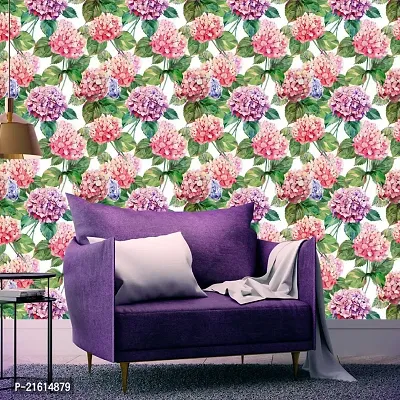 DeCorner - Self Adhesive Wallpaper for Walls (PeppyFlower) Extra Large Size (300x40) Cm Wall Stickers for Bedroom | Wall Stickers for Living Room | Wall Stickers for Kitchen | Pack of-1-thumb5