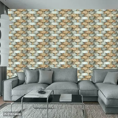 DeCorner - Self Adhesive Wallpaper for Walls (SaletiPatthar) Extra Large Size (300x40) Cm Wall Stickers for Bedroom | Wall Stickers for Living Room | Wall Stickers for Kitchen | Pack of-1-thumb4