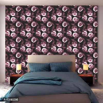 WALLWEAR - Self Adhesive Wallpaper For Walls And Wall Sticker For Home D&eacute;cor (WineLeafFlower) Extra Large Size (300x40cm) 3D Wall Papers For Bedroom, Livingroom, Kitchen, Hall, Office Etc Decorations-thumb4