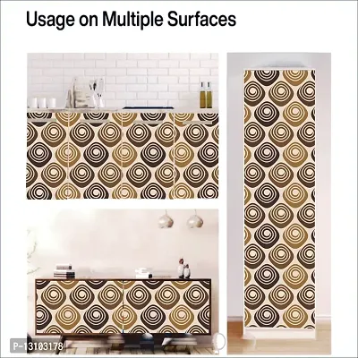WALLWEAR - Self Adhesive Wallpaper For Walls And Wall Sticker For Home D&eacute;cor (Jalebi) Extra Large Size (300x40cm) 3D Wall Papers For Bedroom, Livingroom, Kitchen, Hall, Office Etc Decorations-thumb5