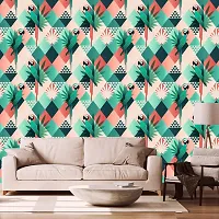 Self Adhesive Wallpapers (ColorFulParrot) Wall Stickers Extra Large (300x40cm) for Bedroom | Livingroom | Kitchen | Hall Etc-thumb3