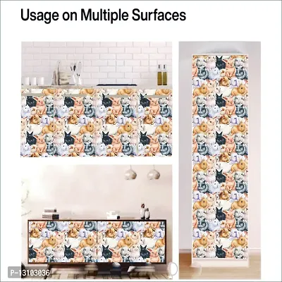 WALLWEAR - Self Adhesive Wallpaper For Walls And Wall Sticker For Home D&eacute;cor (Bunny) Extra Large Size (300x40cm) 3D Wall Papers For Bedroom, Livingroom, Kitchen, Hall, Office Etc Decorations-thumb5