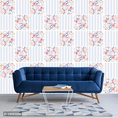 Self Adhesive Wallpapers (CollageFlower) Wall Stickers Extra Large (300x40cm) for Bedroom | Livingroom | Kitchen | Hall Etc-thumb4