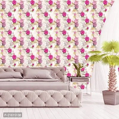 DeCorner - Self Adhesive Wallpaper for Walls (FoggFlower) Extra Large Size (300x40) Cm Wall Stickers for Bedroom | Wall Stickers for Living Room | Wall Stickers for Kitchen | Pack of-1-thumb5