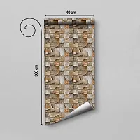 DeCorner - Self Adhesive Wallpaper for Walls (Stonewall) Extra Large Size (300x40) Cm Wall Stickers for Bedroom | Wall Stickers for Living Room | Wall Stickers for Kitchen | Pack of-1-thumb3