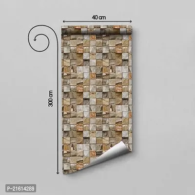 DeCorner - Self Adhesive Wallpaper for Walls (Stonewall) Extra Large Size (300x40) Cm Wall Stickers for Bedroom | Wall Stickers for Living Room | Wall Stickers for Kitchen | Pack of-1-thumb4