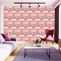 DeCorner - Self Adhesive Wallpaper for Walls (PinkLove) Extra Large Size (300x40) Cm Wall Stickers for Bedroom | Wall Stickers for Living Room | Wall Stickers for Kitchen | Pack of-1-thumb4